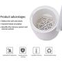 KKTECT Sauna Steamer Portable Pot 1.5-1.8 Liters Suit Home SPA Shower 110V (US Plug)