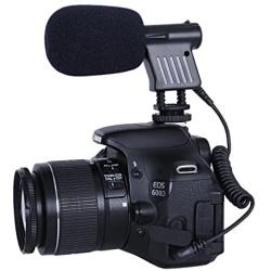 Movo VXR1000 Mini HD Shotgun Condenser Microphone for DSLR Video Cameras