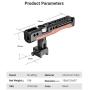SMALLRIG Camera NATO Handle Top Handle Grip with Anti-Off Designed Cold Shoe Mount and Built-in Hex Spanner for DSLR Camera, Camera Cage - HTN2362