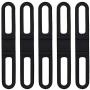 VGEBY1 5Pcs Multipurpose Bicycle Silicone Band Flashlight Bike Mount Silicone Strap Rubber Tie Down Straps Helmet Light Mount Phone Strap Torch Light Water Bottle Holder