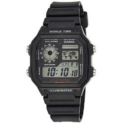 Casio Mens AE1200WH-1A World Time Multifunction Watch