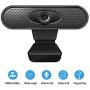 1080P Full hd Webcam with Mic PC Camera for Video Calling & Recording Video Conference/Online Teaching/Business Meeting Compatible with Computer Desktop Laptop MacBook for Windows Android iOS