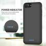 Battery Case for iPhone 8Plus/7Plus/6Plus/6s Plus【8500mAh】Portable Rechargeable External Battery Pack for iPhone 6s Plus/ 6Plus Charger Case for iPhone 8Plus/ 7Plus Protective Charging Case -Black