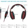 Anivia AH28 All-Platform Stereo Headphones Gaming Headset with Mic Compatible with PC Computers, PlayStation PS4 Xbox One Controller, PSP, Wii, Nintendo Switch, Android, IOS Laptop, Smartphone, Tablet
