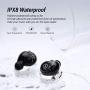 ENACFIRE E60 Bluetooth V5.0 Wireless Earbuds with Wireless Charging Case, 8H Continuous Playtime, IPX8 Waterproof Bluetooth Earbuds for Sports, Apt-X Deep Bass Wireless Headphones, Built-in Dual Mics