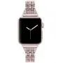 Aottom Compatible for Apple Watch Band 38mm 40mm Women Diamond Rhinestone Crystal Metal Luxury Jewelry Bling Glitter Sport Replacement Band Bracelet Wristband for 38mm 40mm iWatch Band Series 4/3/2/1