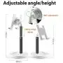 Cell Phone Stand Desktop Phone Stand Adjustable Sturdy Aluminum Metal Phone Holder Cradle Dock, Compatible with Phone 11 Pro Xs Max Xr X 8, iPad, Kindle, Tablet (Black) Cell Phone Stand Desktop Phone Stand Adjustable Sturdy Aluminum Metal Phone Holder Cradle Dock, Compatible with Phone 11 Pro Xs Max Xr X 8, iPad, Kindle, Tablet (Black)