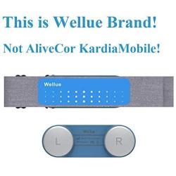 Wellue Heart Monitor, Wearable Chest Strap Bluetooth Heart Health Tracker w Free App for iOS & Android Phone, Portable Handheld 30s - 15mins Recording Heart Monitoring Device for Fitness Use