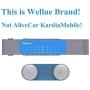 Wellue Heart Monitor, Wearable Chest Strap Bluetooth Heart Health Tracker w Free App for iOS & Android Phone, Portable Handheld 30s - 15mins Recording Heart Monitoring Device for Fitness Use