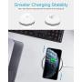 Vebach Dubhe1 Wireless Charger, Qi Certified Fast Wireless Charging Pad Compatible iPhone SE/11/11 Pro/11 Pro Max/XS/XS Max/XR, 7.5W for iPhone X/8Plus, 10W for Samsung Galaxy S20/S10/S9/Note 10