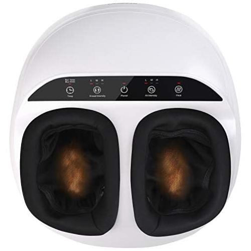RENPHO Foot Massager Machine with Heat, Shiatsu Deep Kneading Therapy, Compression, Relieve Foot Pain from Plantar Fasciitis, Improve Blood Circulation, Fits feet up to Men Size 12