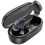 Wireless Earbuds, YOCHOS in-Ear Bluetooth Headphones with Charging Case, Mini Sweatproof Sports Earphones w/Mic 30 Hrs Playtime for iPhone Android Windows Cellphones