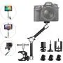 11" Adjustable Robust Articulating Friction Magic Arm , DSLR / Mirrorless / Action Camera / Camcorder / Smartphone / LCD Monitor Video Vlog Rig w/ Clamp Holder Mounts Kit fit for GoPro iPhone Arlo etc 11" Adjustable Robust Articulating Friction Magic Arm , DSLR / Mirrorless / Action Camera / Camcorder / Smartphone / LCD Monitor Video Vlog Rig w/ Clamp Holder Mounts Kit fit for GoPro iPhone Arlo etc