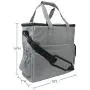 maxpama Dog & Cat Travel Bag - Weekend Tote Organizer Bag for Dogs Travel,Airline Approved - Includes 1X Pet Travel Bag, 2X Food Storage Containers and 2X Collapsible Silicone Dog Bowls - Gray maxpama Dog & Cat Travel Bag - Weekend Tote Organizer Bag for Dogs Travel,Airline Approved - Includes 1X Pet Travel Bag, 2X Food Storage Containers and 2X Collapsible Silicone Dog Bowls - Gray