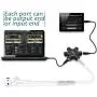 Headphone Splitter,ONXE 3.5mm Stereo Audio Headset Adapter,5 Way 1 Male to 2 3 4 5 Female Splitter Cable for iPod,Mp3 Player,Mobile Phone,Laptop,PC,Headphones,Speakers(Black) Headphone Splitter,ONXE 3.5mm Stereo Audio Headset Adapter,5 Way 1 Male to 2 3 4 5 Female Splitter Cable for iPod,Mp3 Player,Mobile Phone,Laptop,PC,Headphones,Speakers(Black)