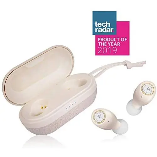 LYPERTEK TEVI - True Wireless Earbuds, Bluetooth 5.0 Stereo Hi-Fi Sound Wireless Earphones, IPX7 Waterproof, Upto 70 Hours Playtime, in-Ear Bluetooth Earphones with Charging Case (Ivory) LYPERTEK TEVI - True Wireless Earbuds, Bluetooth 5.0 Stereo Hi-Fi Sound Wireless Earphones, IPX7 Waterproof, Upto 70 Hours Playtime, in-Ear Bluetooth Earphones with Charging Case (Ivory)