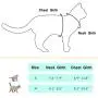 AWOOF Kitten Harness and Leash Escape Proof, Adjustable Cat Kitten Puppy Walking Jacket with Metal Leash Ring, Soft Breathable Small Pet Vest AWOOF Kitten Harness and Leash Escape Proof, Adjustable Cat Kitten Puppy Walking Jacket with Metal Leash Ring, Soft Breathable Small Pet Vest