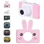 Childrens Digital Camera, Kids Video Camera for Girls Boys 2 Inch Mini Digital Camera Camcorders, High-definition Picture Quality Camera for 3-10 Years Boys Girls Gift (B)