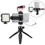 Smartphone Video Microphone Kit with LED Light,Phone Holder,Tripod Vertical & Horizontal Vlog YouTube Filmmaker Video Kit for iPhone 7 8 X XS MAX 11 Pro Samsung Huawei