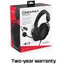 HyperX Cloud Alpha S - PC Gaming Headset, 7.1 Surround Sound, Adjustable Bass, Dual Chamber Drivers, Breathable Leatherette, Memory Foam, and Noise Cancelling Microphone - Blackout (HX-HSCAS-BK/WW)