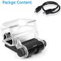 PS4 Controller Phone Holder, Megadream 180 Degree Rotation Gaming Mount Stand for Sony Playstation 4, PS4 Slim, PS4 Pro, Android Samsung Galaxy S9 S8 Note 9 8 Moto LG w/ OTG Cable – Fits Max 6 inch