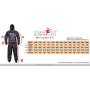 DEFY Heavy Duty Sweat Suit Sauna Exercise Gym Suit Fitness, Weight Loss, Anti-Rip, with Hood