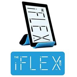 iFLEX Cell Phone Stand and Tablet Stand for Air Travel, Work and Home – This Flexible Phone Holder is The Perfect iPhone Stand and Holds Any Mobile Device – Non-Slip Grip, Strong and Durable