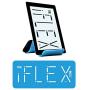 iFLEX Cell Phone Stand and Tablet Stand for Air Travel, Work and Home – This Flexible Phone Holder is The Perfect iPhone Stand and Holds Any Mobile Device – Non-Slip Grip, Strong and Durable