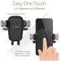 iOttie Wireless Car Charger Easy One Touch Wireless 2 Qi Charging CD Slot + Air Vent Combo Phone Mount for iPhone, Samsung Galaxy, Huawei, LG, Smartphones