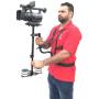 SHOOTVILLA 3000 Camera Stabilizer Steadycam & Body Pod Load Upto 3.5kg Free Quick Release and Table CLAMP