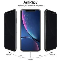 UPTOU Privacy Screen Protector for iPhone 11Pro Max,iPhone Xs Max,Anti Spy Tempered Glass,Anti Scratch,Case Friendly[6.5-Inch,2-Pack]…