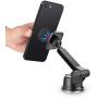 Dashboard Mount, WixGear Universal Magnetic Car Mount Holder, Windshield Mount and Dashboard Mount Holder for Cell Phones and Tablets with Long Adjustable Arm – (New Rectangle Head)