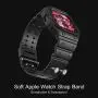 Compatible for Apple Watch Band 44mm 42mm with Bumper Case, amBand Rugged Armor Men Bands for iWatch Series 5 3 4, Sport Military Protective Cases Protector Drop-proof Shockproof Black