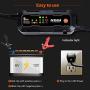 NDDI Automatic Battery Charger, 6V-12V 5000mA Quick Smart Trickle Battery Charger for Motorcycle Car Boat Lawn Mower(5A)