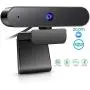 Webcam with Microphone,EAUOH HD 1080P(30fps) Streaming Webcam for Desktop Laptop/PC, Fixed Focus Web Conference Camera for Video Calling,Recording,Online Course and Gaming