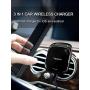 Neekin Wireless Car Charger, Magnetic Phone Holder Air Vent Mount[Car Scent Diffuser] 3 in 1 Fast Car Charger 10W Qi Car Charger for Samsung S10/S10 Plus/S10 E/S8/S7, iPhone Xs/Xs Max/Xr/X/8/8 Plus