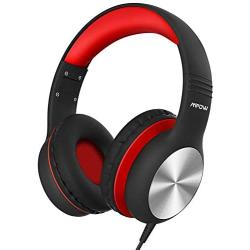 Mpow CH6 Pro Kids Headphones Over-Ear with Microphone and Volume Limited 85dB/94dB, Wired Headphone for Teens Girls Boys, HD Stereo Headset w/Sharing Function, Foldable Headset for School/PC/Cellphone