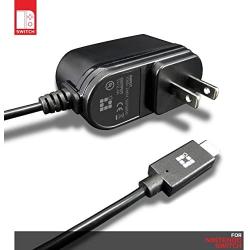 Charger for Nintendo Switch and Switch Lite, AC Power adapter with 6.5 Feet Cord,Type-C Connector, Compatible with Mobile Phones with Type-C Connectors