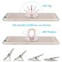 Transparent Phone Ring Cell Phone Ring Holder 360 Degree Rotation Round Finger Ring Stand Kickstand Compatible Most of Smartphones Set of 2 (Rose Gold)