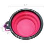 PETIMP STORE Pink Retractable Dog Leash 16ft with Dog Waste Bag Dispenser Dog Bowl for Small Medium Dog (6 PCs)
