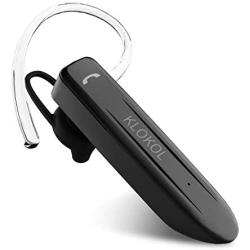 KLOKOL Bluetooth Headset 28Hrs Playtime Wireless Bluetooth Earpiece for Cell Phone Noise Canceling Car Business Earbud Headphone with Mic and Mute Compatible with iPhone Samsung Android