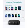 USB Wall Charger, Anker 60W 6 Port USB Charging Station, PowerPort 6 Multi USB Charger for iPhone Xs/Max/XR/X/8/7/Plus, iPad Pro/Air 2/Mini/iPod, Galaxy S9/S8/S7/Edge/Plus, Note, LG, HTC, and More