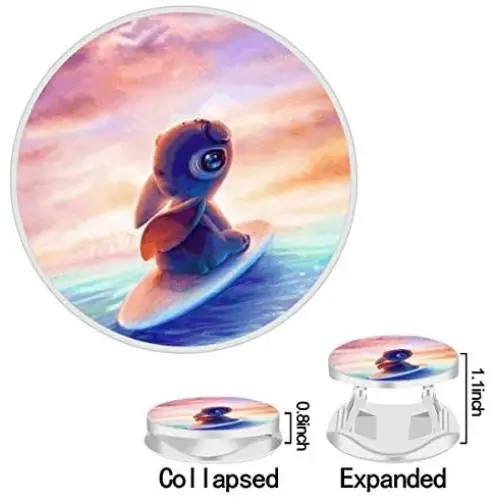 Cell Phone Finger Stand Holder, Stitch and Starry Sky Ocean Grip Foldable Phone Mount Expanding Kickstand Compatible with All Tablets and Smartphones Cell Phone Finger Stand Holder, Stitch and Starry Sky Ocean Grip Foldable Phone Mount Expanding Kickstand Compatible with All Tablets and Smartphones
