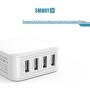 iClever USB Wall Charger, 40W 8A 4-Port Charging Station with Foldable Plug, USB Power Adapter for iPhone 11 Pro Xs/XS Max/XR/X/8/7,iPad Pro/Air 2/Mini 4/3, Galaxy/Note/Edge, LG, Nexus, HTC, and More