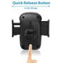 Beam Electronics Universal Smartphone Car Air Vent Mount Holder Cradle Compatible With iPhone XS XS Max XR X 8 8+ 7 7+ SE 6s 6+ 6 5s 4 Samsung Galaxy S10 S9 S8 S7 S6 S5 S4 LG Nexus Nokia and More