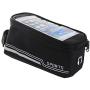 QLBF Bike Saddle Bicycle Seat Bag Water Resistant Bike Frame Bags, Bicycle Storage bags Bike Outdoor Seat Saddle Bag Waterproof Bicycle Bag Front Bag Touch Screen Mobile Phone Bag Accessories Mountain