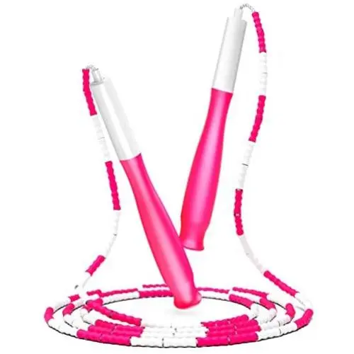 Sivvderi Jump Rope, Adjustable Soft Beaded Jumping Rope-Segmented Fitness Skipping Rope for Kids,Men, Women Keeping Fit, Training, Workout and Weight Loss Speed Jumping Rope Sivvderi Jump Rope, Adjustable Soft Beaded Jumping Rope-Segmented Fitness Skipping Rope for Kids,Men, Women Keeping Fit, Training, Workout and Weight Loss Speed Jumping Rope