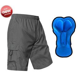 EZRUN Mens 3D Padded Mountain Bike Shorts Lightweight MTB Cycling Shorts