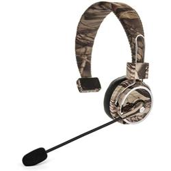 Blue Tiger Elite Premium Wireless Bluetooth Headset – Professional Truckers’ Noise Cancellation Head Set with Microphone – Clear Sound, Long Battery Life, No Wires - 34 Hour Talk Time - Tree Camo