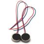 DZS Elec 12pcs Mini Vibration Motor with 95mm Length Lead Wire DC 3V 85mA 12000rpm Flat Button-type Motor For Mobile Phone Tablet Bluetooth Mini Fan Electronics Appliances 10x2.7mm